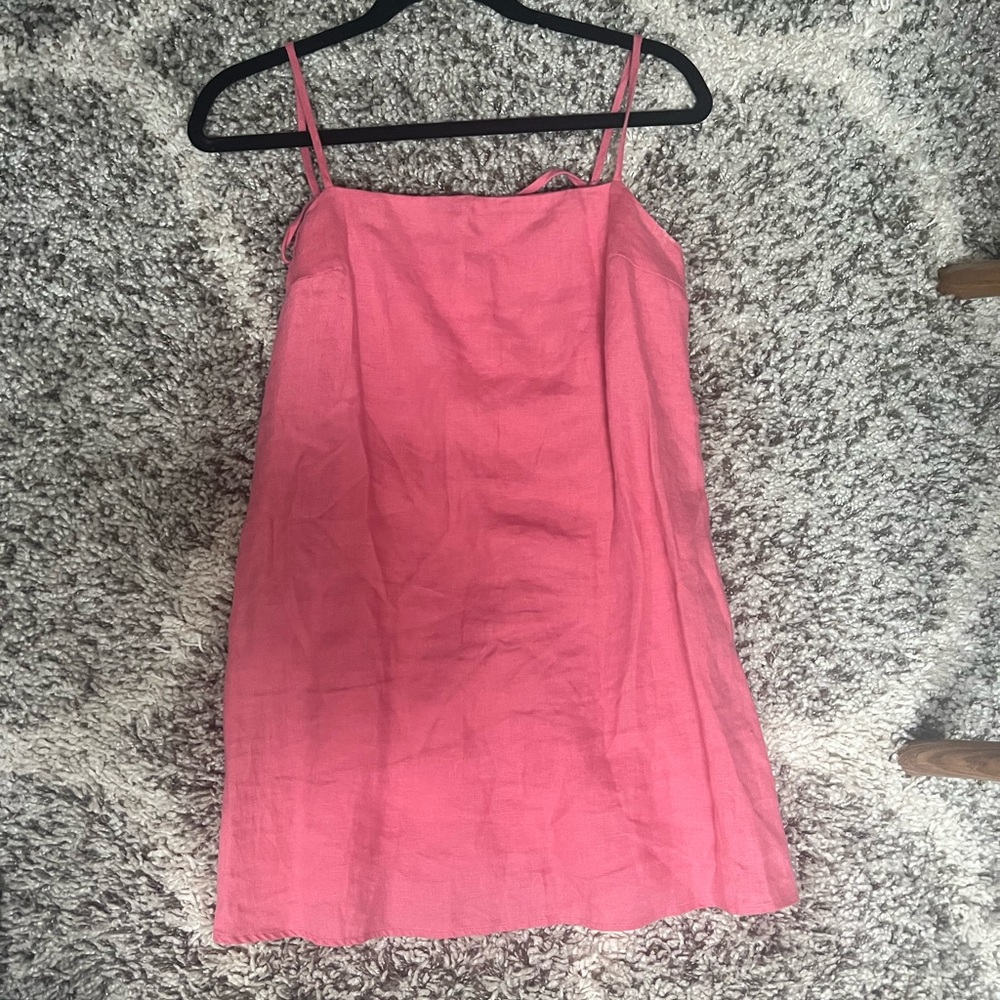 Reformation Aubree Linen Dress